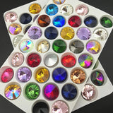 Crystal Rivoli Round Rhinestone Beads 6mm-18mm