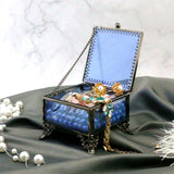Glass Jewelry Box Storage Box Jewelry Organizer for Desktop Home Decor