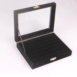Velvet Jewelry Display Box Case Organizer Stand Holder Showcase