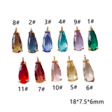 Glass Mixed Eardrop Alloy Necklace Earring Accessories Charms Pendant Jewelry