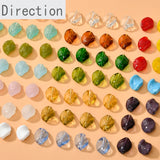 Multicolor Willow Leaf Glass Beads for DIY Jewelry Making