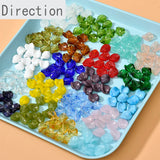 Multicolor Willow Leaf Glass Beads for DIY Jewelry Making