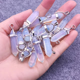 Opal Glass Pendant for Jewelry Making