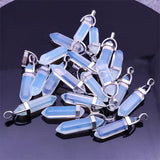Opal Glass Pendant for Jewelry Making