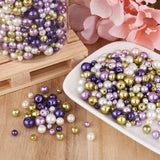 Colorful Glass Pearl Round Beads for Jewelry Making