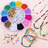 Glass Seed Bead Box Set for Jewelry Making DIY Bracelets