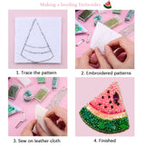 Seed Bead Embroidery Kit for DIY Jewelry Making