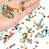 Colorful Seed Beads Kit with Letter Beads Heart Round Beads