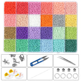 2mm Opaque Pony Beads Multicolor Kit in Box