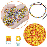 3mm Striped Glass Seed Beads for Jewelry Making DIY