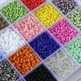 Glass Seed Beads Letter Beads Pony Stripe Assorted Kit DIY Jewelry Making