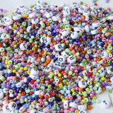 Glass Seed Beads Letter Beads for DIY Jewelry Making