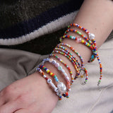 Glass Seed Beads Letter Beads for DIY Jewelry Making