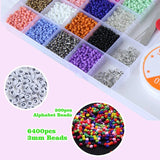 Glass Seed Beads Letter Beads for DIY Jewelry Making