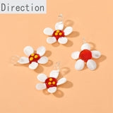 Glass Sunflower Yellow Pendant Necklace DIY Accessories