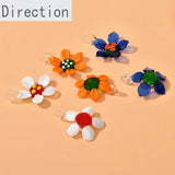 Glass Sunflower Yellow Pendant Necklace DIY Accessories