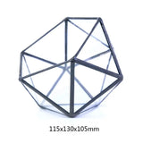 Glass Geometric Terrarium Succulent Plant Box Holder