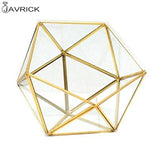 Geometric Glass Terrarium Jewelry Holder & Planter Box