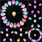 Crystal Jelly Candy AB Rhinestone Beads 7*10 10*14 13*18mm