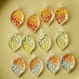 Hand-painted Glass Gradient Pendant Japanese Earring DIY Accessory