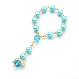 Glass Pearl Angel Baptism Favors Colorful Communion Favors