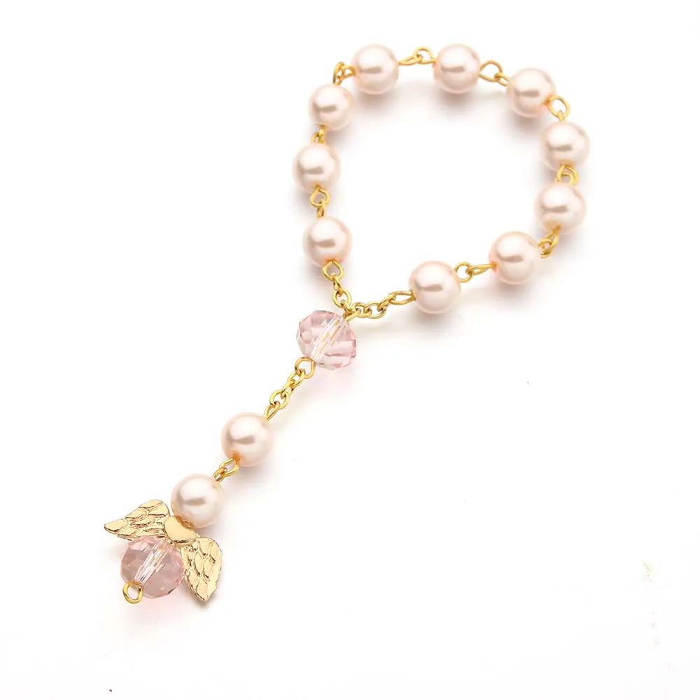 Glass Pearl Angel Baptism Favors Colorful Communion Favors