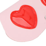 Pink Red Love Pattern Glasses Bag: Portable Storage & Decoration