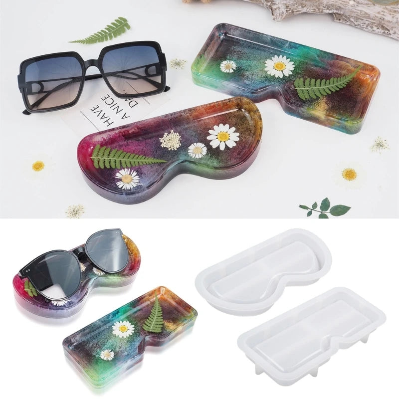 Silicone Glasses Shape Case Mold for Resin Casting