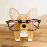 Wooden Eyeglasses Display Stand Storage Holder Glasses Shelf Home
