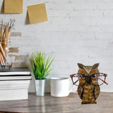 Wooden Eyeglasses Display Stand Storage Holder Glasses Shelf Home