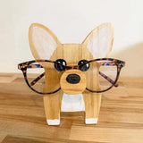 Wooden Eyeglasses Display Stand Storage Holder Glasses Shelf Home