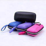 Men and Women Glasses Storage Box with Lanyard Zipper