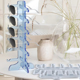 6-Layer Glasses Storage Rack Silicone Resin Mold