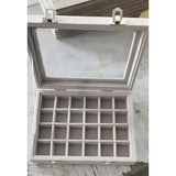 Velvet Jewelry Box Earring Organizer Ring Display Case