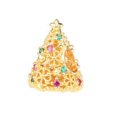 Sparkling Tree Charm Beads for Bracelet Perfume Silver 925