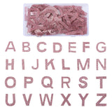 Glitter Hotfix Rhinestone Hot Melt Adhesive 26 Alphabet Red 2sets/box