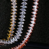 Gold-Plated Leaf Zircon Bracelet, Adjustable & Elegant Design