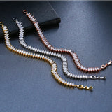 Gold-Plated Leaf Zircon Bracelet, Adjustable & Elegant Design