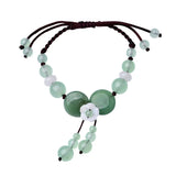 Green Crystal Bracelet Statement Charm Jewelry