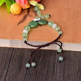 Green Crystal Bracelet Statement Charm Jewelry