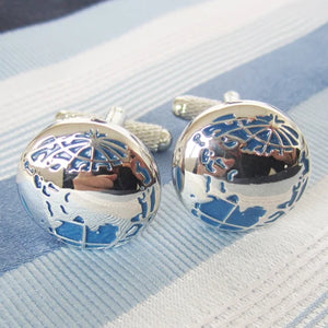Globe Cufflink 1 Pair Retail Promo