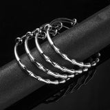 Bamboo Silver Plated Ethiopian Bracelet for Women