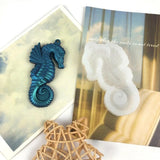 Christmas Seahorse Ornaments Resin Mold for Keychain Pendant