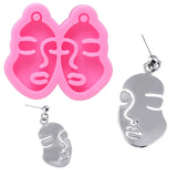 Girl Face Earrings Mold Silicone Mould DIY Epoxy Resin Jewellery Making