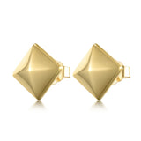 Geometric Stud Earrings 925 Sterling Silver Wedding Jewelry
