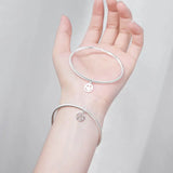 Glossy Plain Ring Bracelet Small Fresh Ins Cold Wind Jewelry