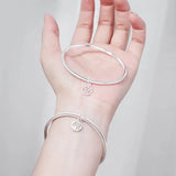Glossy Plain Ring Bracelet Small Fresh Ins Cold Wind Jewelry