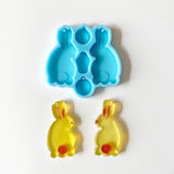 Silicone Mold for Earrings and Keychains - CAT, Fish, Rabbit Shape