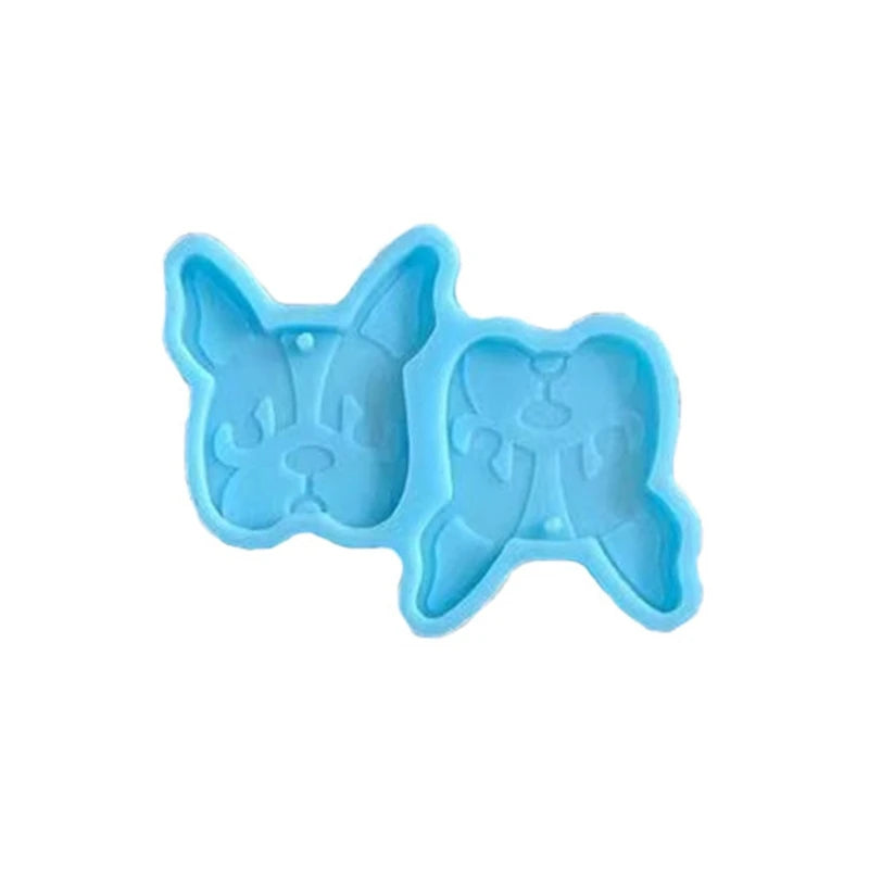 Silicone Mold for Earrings and Keychains - CAT, Fish, Rabbit Shape