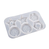 Silicone Keychain Mold with Hole for DIY Craft